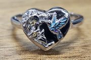hummingbird cremation ring